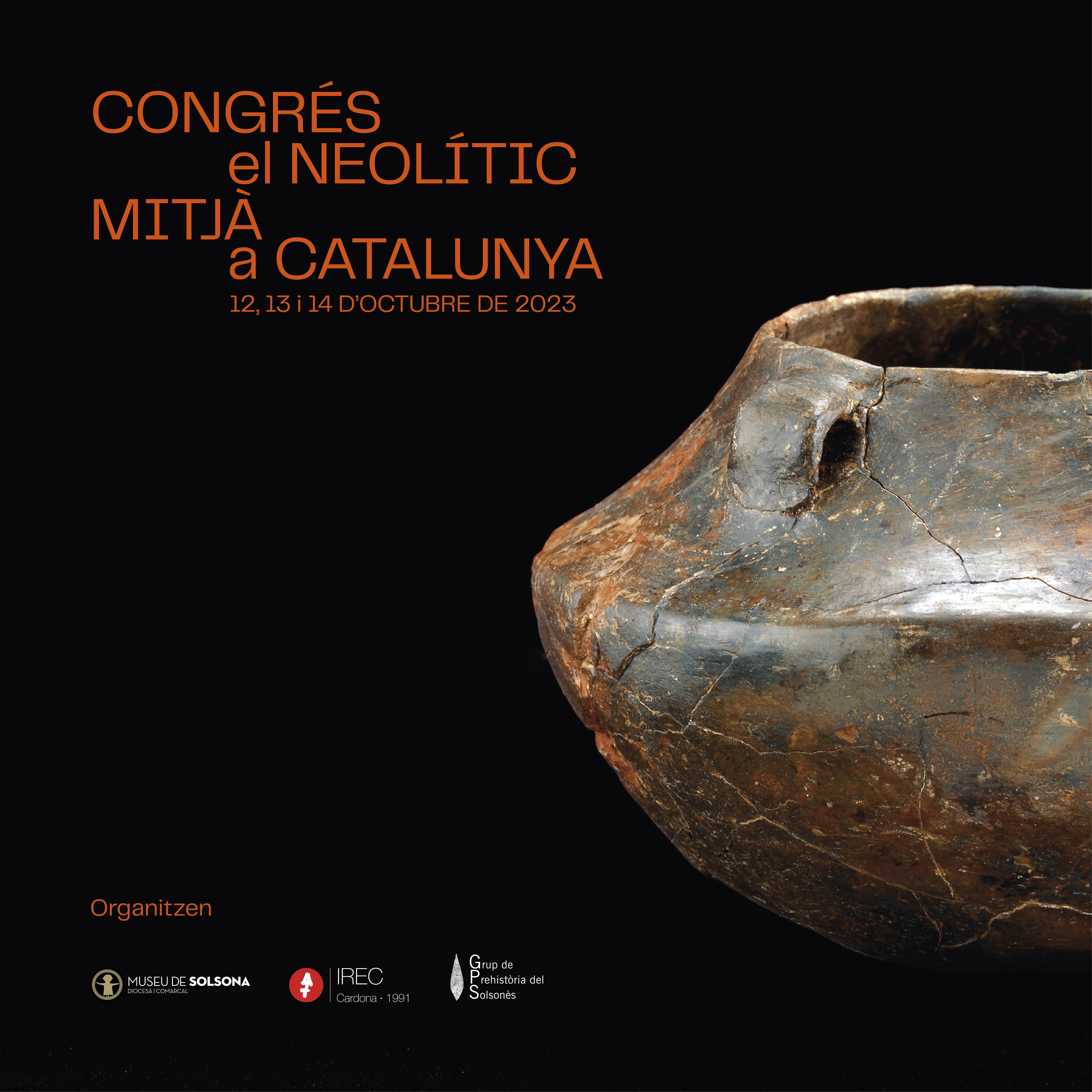 Congrés del Neolític Mitjà a Catalunya, del 12 al 14 d'octubre