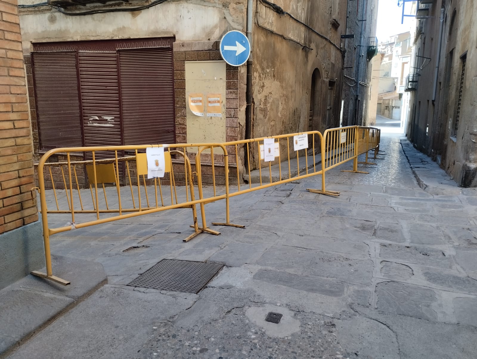 Restricció preventiva dels carrers Doctor Merli, Carrer de les Flors i del Teatre