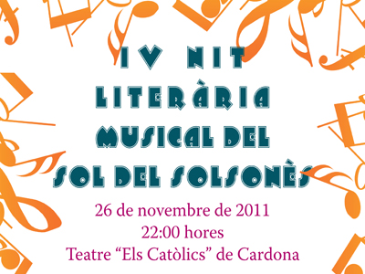 Cardona celebra aquest dissabte la Primera Festa Literària Musical del Sol del Solsonès