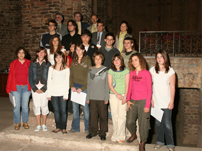 Es lliuren els Premis Bages Juvenils de Literatura 2007 al Castell de Cardona