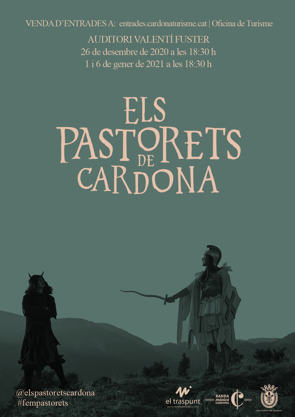 Cardona celebra aquest Nadal uns Pastorets adaptats a causa de la pandèmia