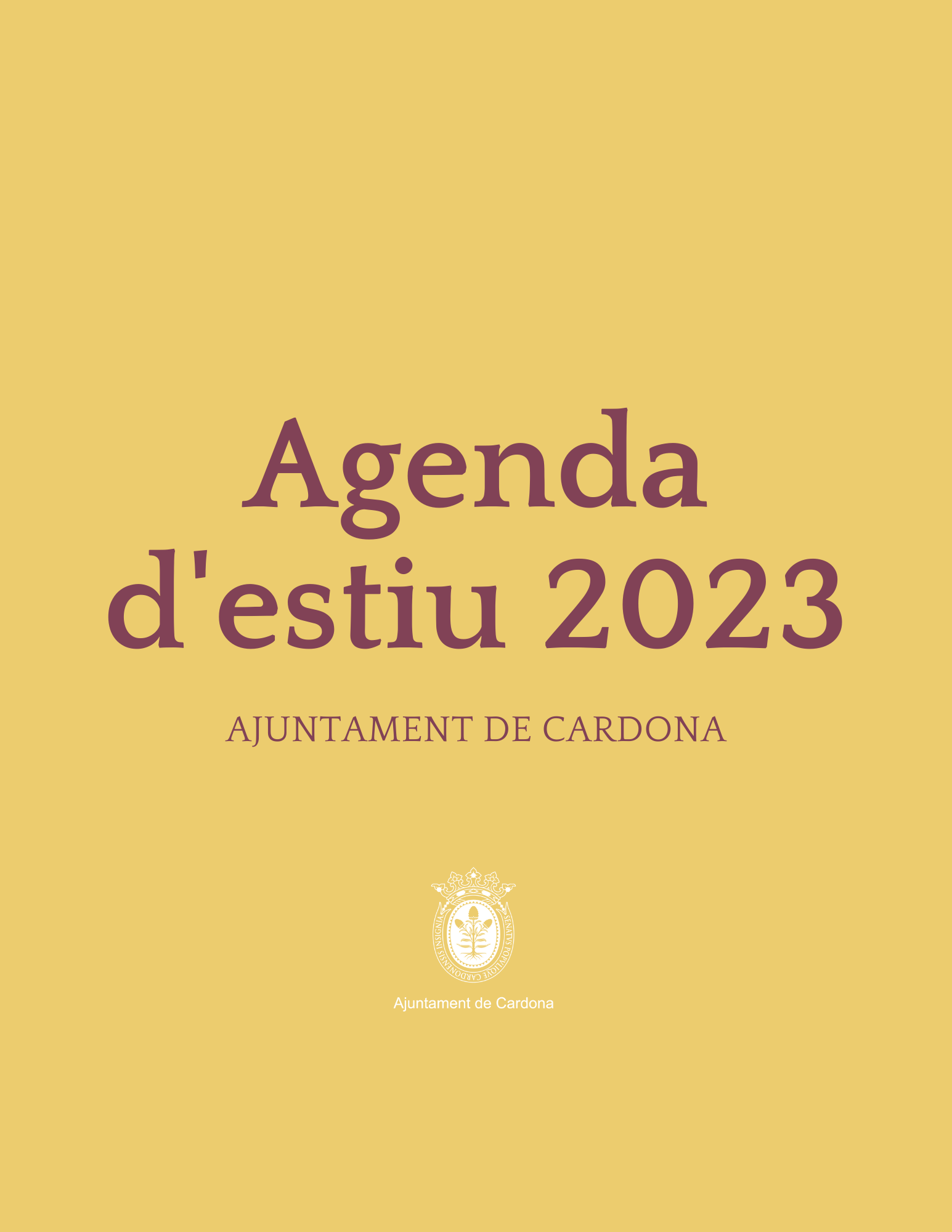 Cardona presenta l'agenda d'estiu 2023